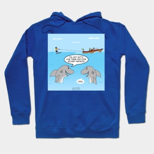 Shark Fast-Food Delivery Service Hoodie